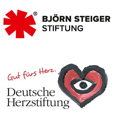 Logos Björn Steiger Stiftung und Deutsche Herzstiftung